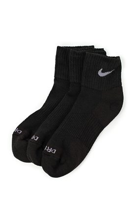 NIKE   3  3PPK DRI-FIT CUSHION QUARTER